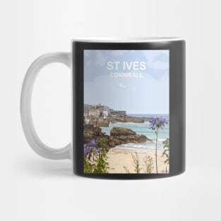 St Ives Cornwall. Cornish gift Kernow Travel location poster Mug